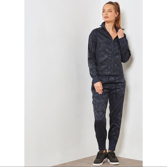 Nike Sportswear NSW Jacquard Track Jacket Full Zip Rib Knit Trim Streetwear Blue - Picture 4 of 13
